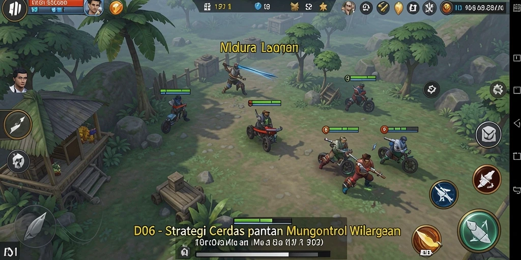 Tangkapan layar D06 menampilkan intensitas pertempuran strategis yang mendebarkan.