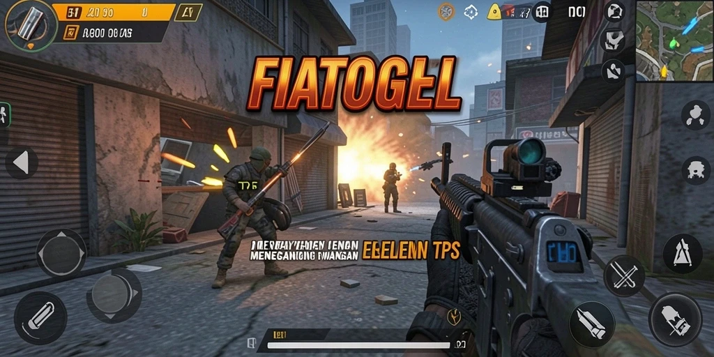Gambaran gameplay seru dalam FIATOGEL yang penuh aksi.