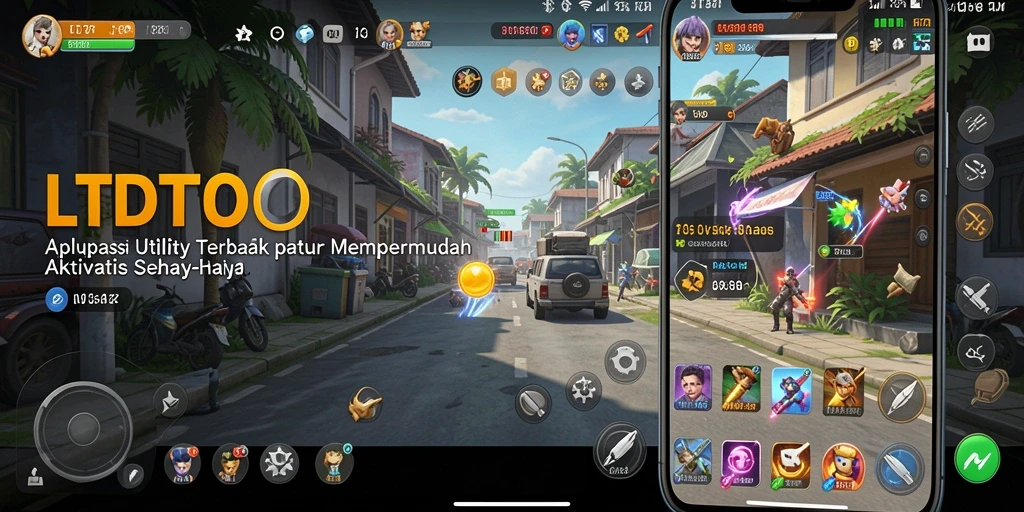 Tampilan utama LTDTOTO dengan berbagai fitur Utility yang memudahkan pengguna.