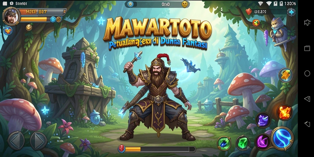 Tampilan gameplay seru di dunia petualangan MAWARTOTO.