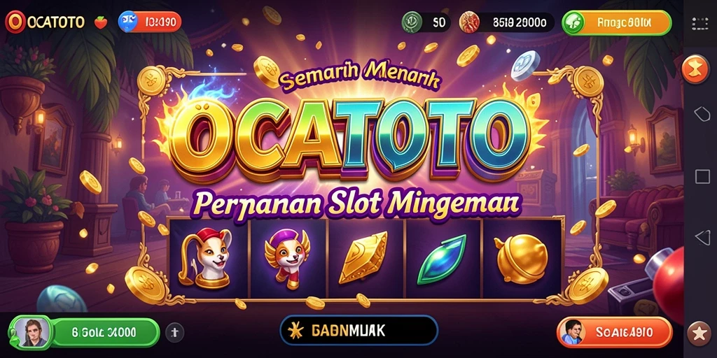 Screenshot gameplay OCATOTO yang menampilkan fitur slot yang menarik.
