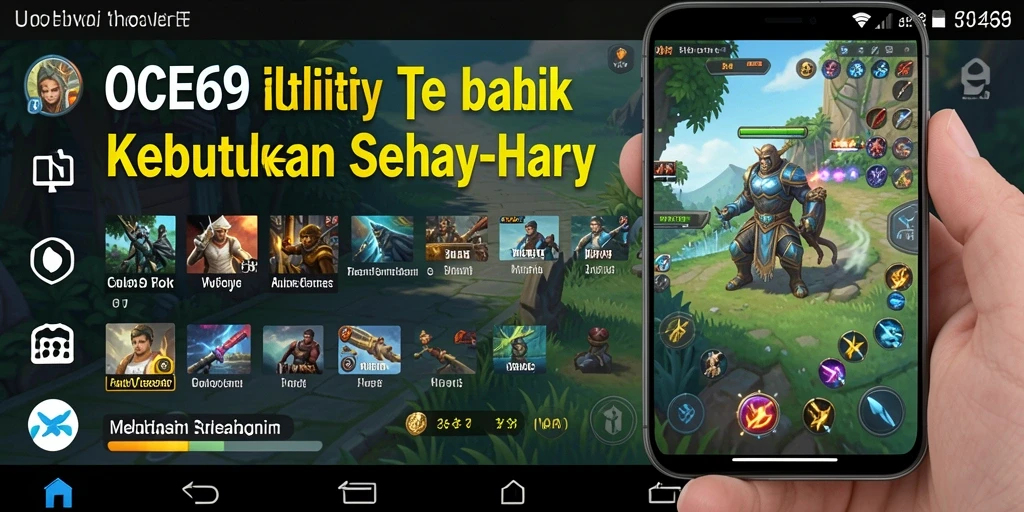 Tampilan utama OCE69 yang menampilkan berbagai fitur Utility.