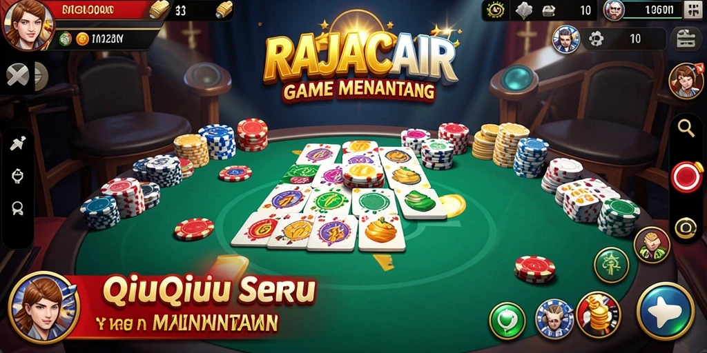 Screenshot utama menunjukkan gameplay menarik dari RAJACAIR.
