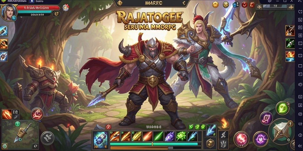 Gameplay seru di dunia MMORPG RAJATOGEL dengan karakter menarik.