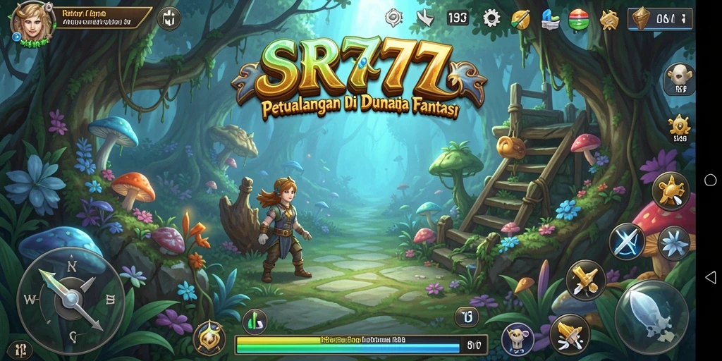 Tampilan gameplay SR777 yang memukau saat menjelajahi dunia fantasi.